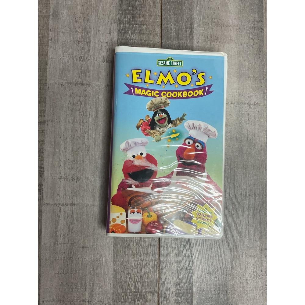 Sesame Street Elmos Magic CookbookVHS 2001 New Sealed Emeril Lagasse Sony Wonder